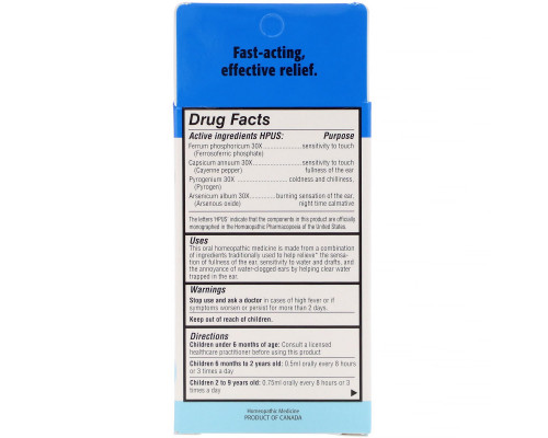 Homeolab USA Kids Relief Earache for Kids 0-9 Grape Flavor 0.85 fl oz (25 ml) Homeolab USA Kids Relief Earache for Kids 0-9 Grape Flavor 0.85 fl oz (25 ml)