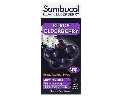 Sambucol, Black Elderberry, Original Formula, 4 fl oz (120 ml) Sambucol, Black Elderberry, Original Formula, 4 fl oz (120 ml)