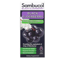Sambucol, Black Elderberry, Sugar Free Formula Syrup, 4 fl oz (120 ml)