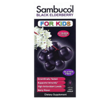 Sambucol, Black Elderberry Syrup, For Kids, Berry, 4 fl oz (120 ml)