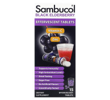 Sambucol, Black Elderberry, Effervescent Tablets, 15 Effervescent Tablets