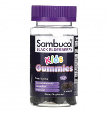 Sambucol, Black Elderberry, Kids Gummies, 30 Gummies