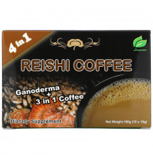 Longreen Corporation Кофе с рейши 4 в 1 10 саше (18 г) каждый