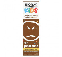 Детское здоровье Bioray, Kids, NDF Pooper, средство для очищения кишечника и удаления токсинов, манго, 60 мл (2 жидк. унции)