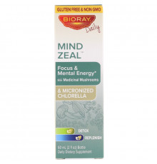BioRay Inc., Mind Zeal, Focus & Mental Energy, Alcohol Free, 2 fl oz (60 ml)
