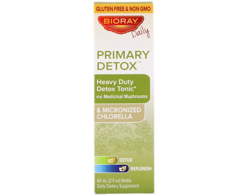 BioRay Inc., Primary Detox, Heavy Duty Detox Tonic, Alcohol Free, 2 fl oz (60 ml) BioRay Inc., Primary Detox, Heavy Duty Detox Tonic, Alcohol Free, 2 fl oz (60 ml)