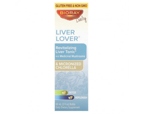 Для здоровья печени Liver Lover, Revitalizing Liver Tonic, Alcohol Free, 2 fl oz (60 ml)