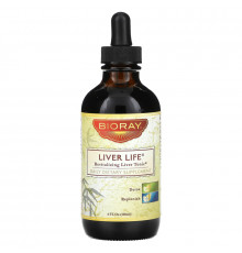 BioRay Inc. Liver Life Восстанавливающее тонизирующее средство для печени 4 жидких унций (118 мл)