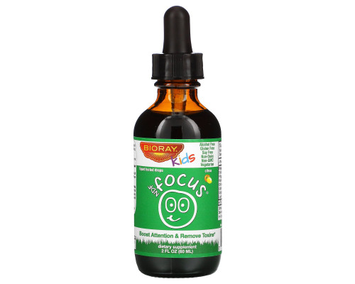 BioRay Inc., NDF Focus, Boost Attention & Remove Toxins, Kids, Citrus Flavor, 2 fl oz. (60 ml) BioRay Inc., NDF Focus, Boost Attention & Remove Toxins, Kids, Citrus Flavor, 2 fl oz. (60 ml)