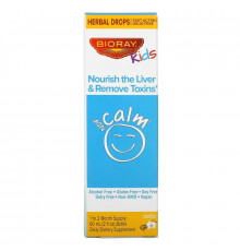BioRay Inc., NDF Calm, Nourish the Liver & Remove Toxins, Kids, Vanilla Flavor, 2 fl oz (60 ml)