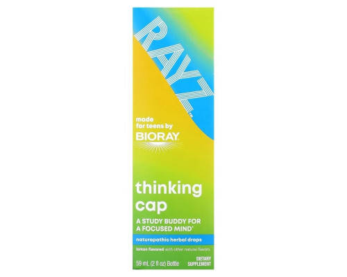 Bioray Inc., Rayz, Thinking Cap, Naturopathic Herbal Drops, Lemon, 2 fl oz (59 ml) Bioray Inc., Rayz, Thinking Cap, Naturopathic Herbal Drops, Lemon, 2 fl oz (59 ml)