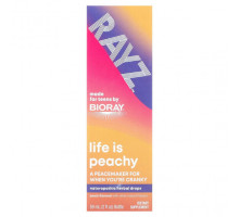 Растительные экстракты и настойки Rayz, Life Is Peachy, Herbal Drops For Teens, Peach, 2 fl oz (59 ml)