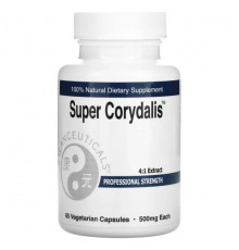 Растительные экстракты и настойки Balanceuticals, Super Corydalis, для профессионального применения, 500 мг, 60 вегетарианских капсул
