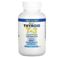Absolute Nutrition Thyroid T-3 Original Formula 2 Bottles 60 Capsules Each