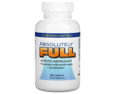 Absolute Nutrition, Absolutely Full, Appetite Suppressant, 60 Capsules Absolute Nutrition, Absolutely Full, Appetite Suppressant, 60 Capsules