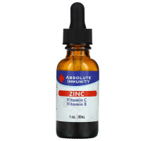Absolute Nutrition, Immunity, Zinc with Vitamin C & Vitamin B, 1 oz (30 ml)