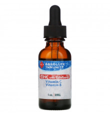 Absolute Nutrition, Immunity, Zinc with Elderberry, Vitamin C & Vitamin B, 1 oz (30 ml)