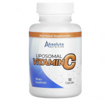 Витамин C Absolute Nutrition, Липосомальный витамин C, 60 капсул