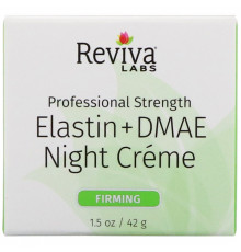 Reviva Labs, Эластин + DMAE ночной крем, 1,5 унц. (42 г)
