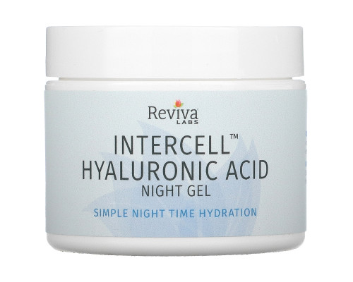 Reviva Labs, InterCell, гиалуроновая кислота, ночной увлажняющий гель, 1,5 унц. (42 г) Reviva Labs, InterCell, гиалуроновая кислота, ночной увлажняющий гель, 1,5 унц. (42 г)