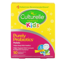 Culturelle, Для детей, пакетики, ежедневная формула с пробиотиками, 50 пакетиков по одной порции