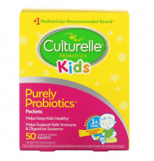 Culturelle, Для детей, пакетики, ежедневная формула с пробиотиками, 50 пакетиков по одной порции