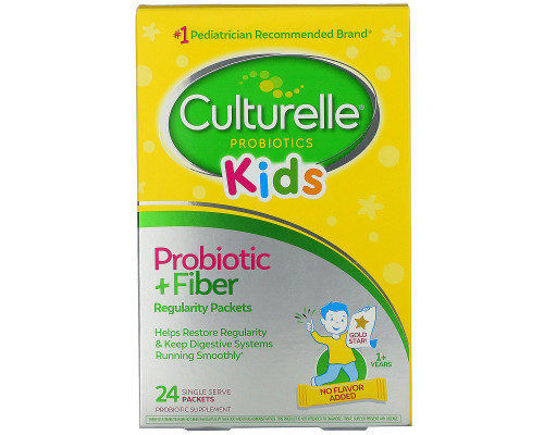 Culturelle, Пробиотики, детский, для регулярного стула, 24 порционных пакетика Culturelle, Пробиотики, детский, для регулярного стула, 24 порционных пакетика