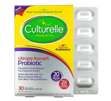 Culturelle, Ultimate Strength Probiotic, 20 Billion CFU, 30 Vegetarian Capsules