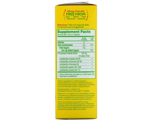 Culturelle, Probiotics, Digestive Health, Women's Healthy Balance, 30 Once Daily Vegetarian Capsules Culturelle, Probiotics, Digestive Health, Women's Healthy Balance, 30 Once Daily Vegetarian Capsules