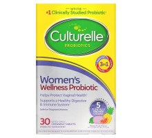 Culturelle, Probiotics, Women's Wellness Probiotic, Mixed Fruit, 30 Chewable Tablets