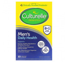 Пребиотики и пробиотики Culturelle, Пробиотики, ежедневное здоровье для мужчин, 10 млрд КОЕ, 30 капсул для приема один раз в день