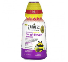 Детское здоровье Zarbee's, Детский дневной сироп от кашля + иммунитет, для детей 2–6 лет, натуральное ягодное средство, 236 мл (8 жидк. Унций)