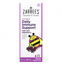 Zarbee's, Сироп из черной бузины с натуральной бузиной, витамином С и цинком, для детей от 2 лет, 118 мл (4 жидк. Унции)