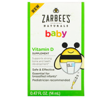 Zarbee's, Naturals, Baby, Vitamin D, 0.47 fl oz (14 ml)