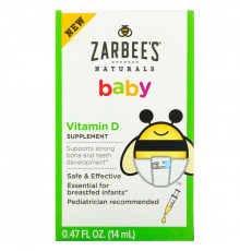 Zarbee's, Naturals, Baby, Vitamin D, 0.47 fl oz (14 ml)