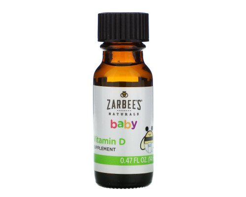 Zarbee's, Naturals, Baby, Vitamin D, 0.47 fl oz (14 ml) Zarbee's, Naturals, Baby, Vitamin D, 0.47 fl oz (14 ml)