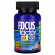 Детское здоровье Focus Factor, Добавка для детей «Focusfactor», ягодный взрыв, 60 жевательных пластинок