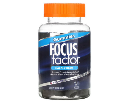 Focus Factor, Calm Focus, Strawberry, 60 Gummies Focus Factor, Calm Focus, Strawberry, 60 Gummies