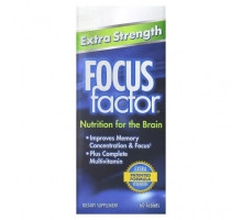 Улучшение памяти и работы мозга Focus Factor, повышенная сила действия, 60 таблеток