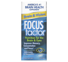 Focus Factor, Brain & Vision, 60 Tablets