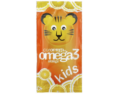 Coromega Kids Omega3 Orange 30 Squeeze Packets 2.5 g Each Coromega Kids Omega3 Orange 30 Squeeze Packets 2.5 g Each