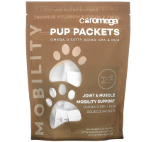 Coromega, Pup Packets, Joint & Muscle Mobility Support, 30 Squeeze Packets, 2.6 ml Each