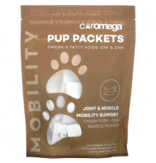 Coromega, Pup Packets, Joint & Muscle Mobility Support, 30 Squeeze Packets, 2.6 ml Each