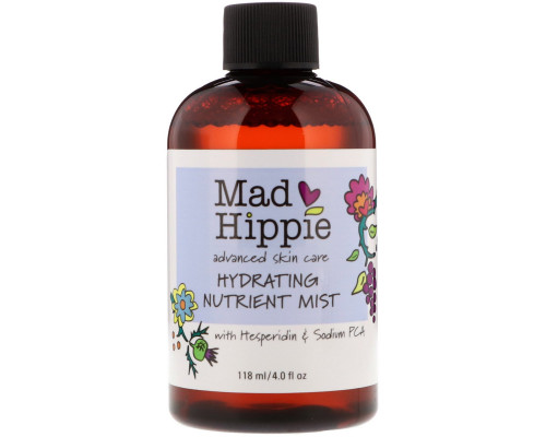 Mad Hippie Skin Care Products, Hydrating Nutrient Mist, 4 fl oz (118 ml) Mad Hippie Skin Care Products, Hydrating Nutrient Mist, 4 fl oz (118 ml)