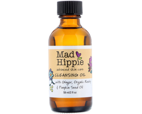Mad Hippie Skin Care Products, Очищающее масло, 2 ж. унц. (59 мл) Mad Hippie Skin Care Products, Очищающее масло, 2 ж. унц. (59 мл)
