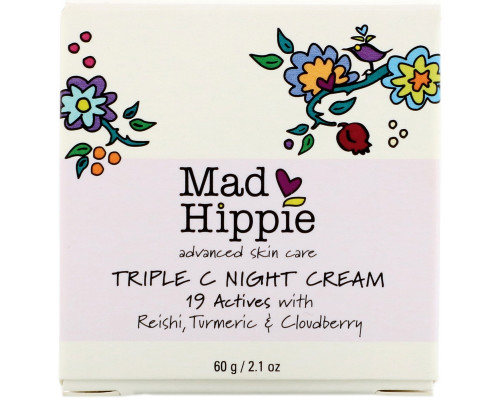Mad Hippie Skin Care Products, Triple C Night Cream, 2.1 oz (60 g) Mad Hippie Skin Care Products, Triple C Night Cream, 2.1 oz (60 g)
