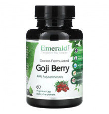 Суперфуды Emerald Laboratories, Ягоды годжи, 60 растительных капсул