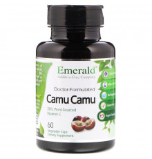 Emerald Laboratories, Каму Каму, 60 Вегетарианских Капсул
