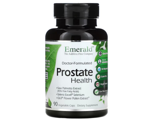 Emerald Laboratories, Prostate Health, 90 Vegetable Caps Emerald Laboratories, Prostate Health, 90 Vegetable Caps