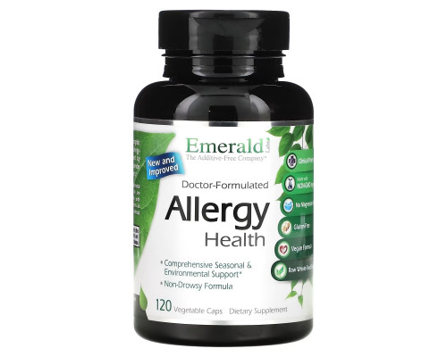 Emerald Laboratories, Doctor-Formulated Allergy Health, 120 Vegetable Caps Emerald Laboratories, Doctor-Formulated Allergy Health, 120 Vegetable Caps